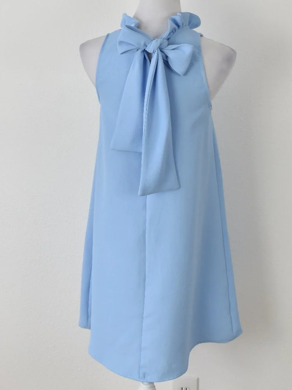 Pomander Place Blythe Baby Blue Mini Dress - S - Picture 6 of 9
